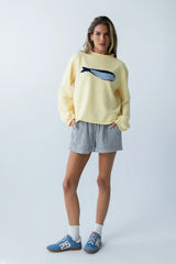 Brady Knit Sweater In Butter Yellow