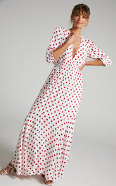 Rue Stiic - Faye Maxi Dress in Elle Polka Dot
