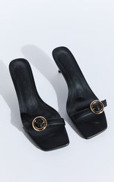 Billini - Lyon Heels with Hardware Detail in Black