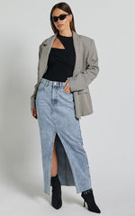 Lilah Top - Asymmetric Cut Out Top in Black