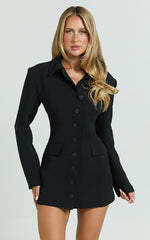 Lioness - Cheri Mini Dress in Ink