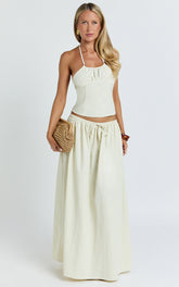 Lioness - Sweet Escape Maxi Skirt in Oyster