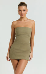 Lioness - Tranquility Mini Dress in Sage