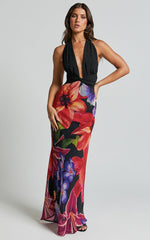 Runaway The Label - Tenaya Maxi Dress in MAEVE PRINT