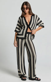 Seven Wonders - Ziggy Pant in Black/Sand