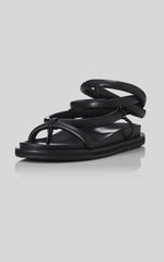 Alias Mae - Soki Sandals in BLACK LEATHER