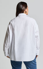 Terah Shirt - Button Up Shirt in White