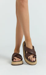 Verali - Thelma Slides in Chocolate