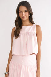 Starlina Babydoll Top Rosewater