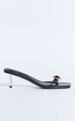 Billini - Lyon Heels with Hardware Detail in Black