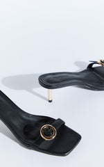 Billini - Lyon Heels with Hardware Detail in Black