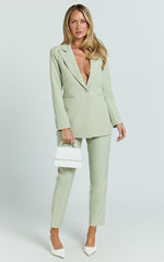 Hermie Blazer - Single Breasted Blazer in Sage