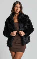 Lioness - Bada Bing Faux Fur in Onyx