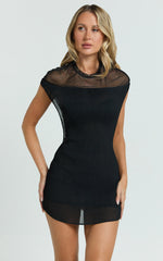 Lioness - Freedom Mini Dress in Onyx
