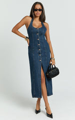 Lioness - Kenny Midi Dress in Indigo