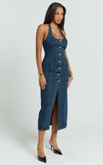 Lioness - Kenny Midi Dress in Indigo