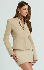 Lioness - Leo Mini Skirt in Deep Wheat