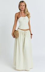 Lioness - Sweet Escape Maxi Skirt in Oyster