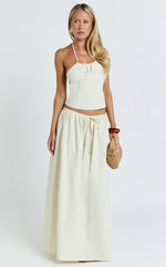 Lioness - Sweet Escape Maxi Skirt in Oyster