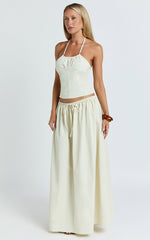 Lioness - Sweet Escape Maxi Skirt in Oyster