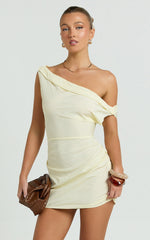 Lioness - Sweetheart Mini Dress in Butter