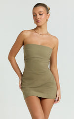 Lioness - Tranquility Mini Dress in Sage