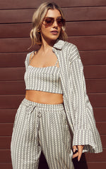 Rosetti Top - Bralette Top in Chain Print