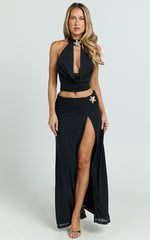 Runaway The Label - Farley Maxi Skirt in Black