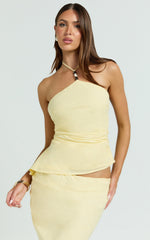 Runaway The Label - Halzie Top in Lemon