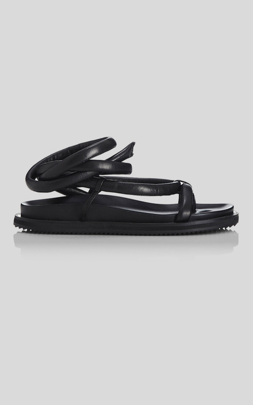 Alias Mae - Soki Sandals in BLACK LEATHER