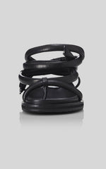 Alias Mae - Soki Sandals in BLACK LEATHER
