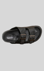 James Smith - Sardinia Slide in Black Woven